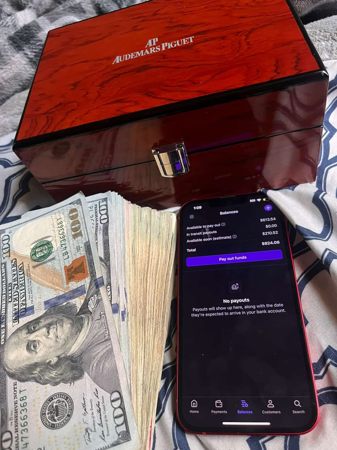 Cash and balance proof